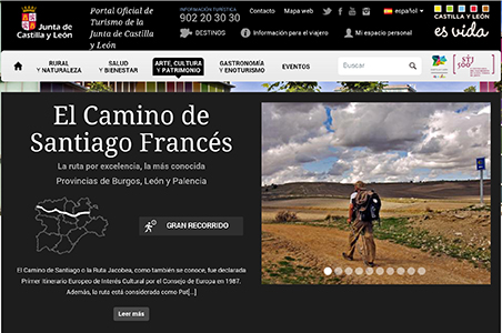 El Camino de Santiago sigue creciendo en Castilla y León El Camino de Santiago sigue creciendo en Castilla y León