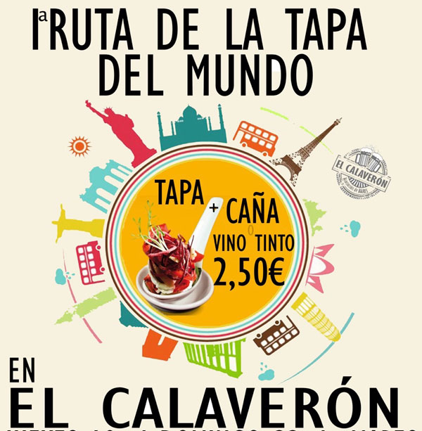 Tapas del mundo para saborear en el barrio del Calaverón Tapas del mundo para saborear en el barrio del Calaverón