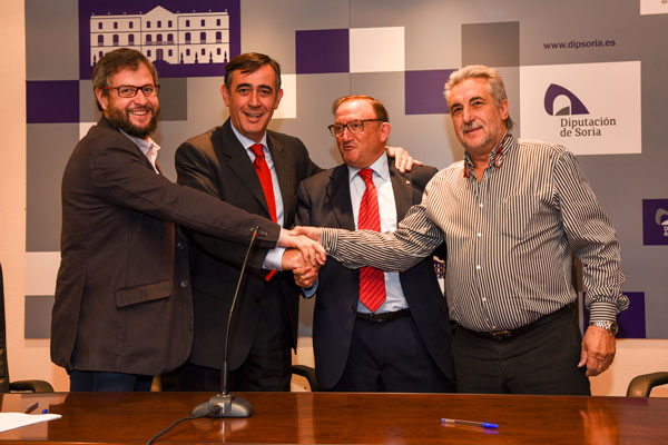 Apoyo de la Diputación a tres clubes deportivos representativos de Soria Apoyo de la Diputación a tres clubes deportivos representativos de Soria