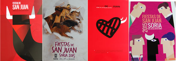 Cuatro carteles finalistas para anunciar las fiestas de San Juan 2015 Cuatro carteles finalistas para anunciar las fiestas de San Juan 2015