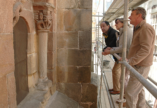 La Junta actúa para mantener la fachada norte de la iglesia de Santo Domingo La Junta actúa para mantener la fachada norte de la iglesia de Santo Domingo