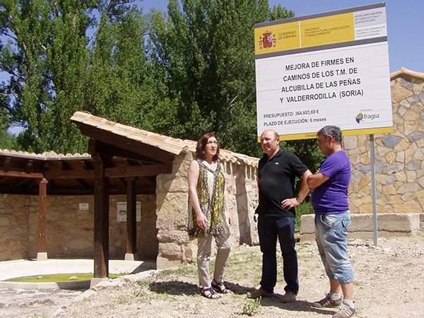 A punto de concluir la mejora del camino de Alcubilla de las Peñas A punto de concluir la mejora del camino de Alcubilla de las Peñas