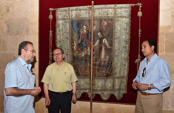La Junta restaurará el estandarte de San Saturio de la concatedral de San Pedro La Junta restaurará el estandarte de San Saturio de la concatedral de San Pedro