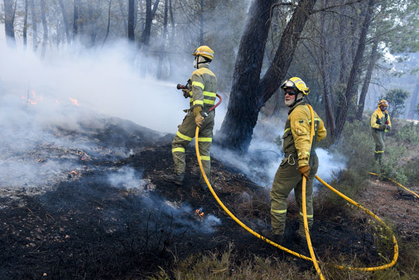 Quinientas sesenta y siete hectáreas se quemaron en el incendio de Barcebalejo Quinientas sesenta y siete hectáreas se quemaron en el incendio de Barcebalejo