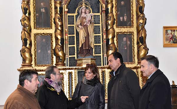 La Junta restaura dos retablos de la iglesia barroca de Almaluez La Junta restaura dos retablos de la iglesia barroca de Almaluez