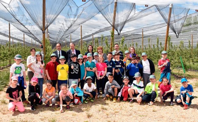 Mil doscientos escolares de la Comunidad visitan la finca de Nufri en La Rasa Mil doscientos escolares de la Comunidad visitan la finca de Nufri en La Rasa