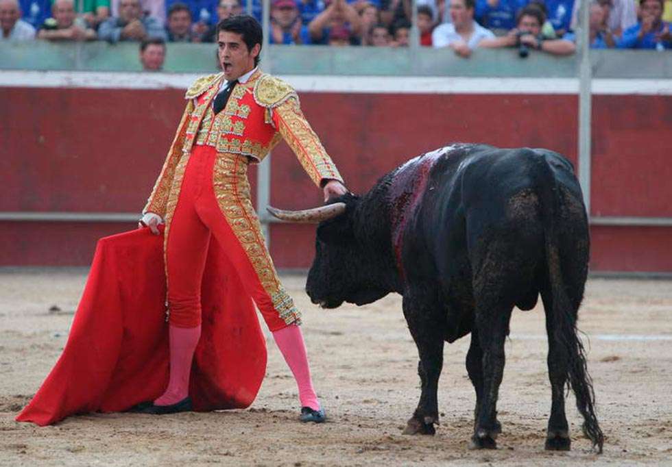 Mano a mano de Víctor Janeiro y Rubén Sanz en las fiestas de Berlanga de Duero Mano a mano de Víctor Janeiro y Rubén Sanz en las fiestas de Berlanga de Duero