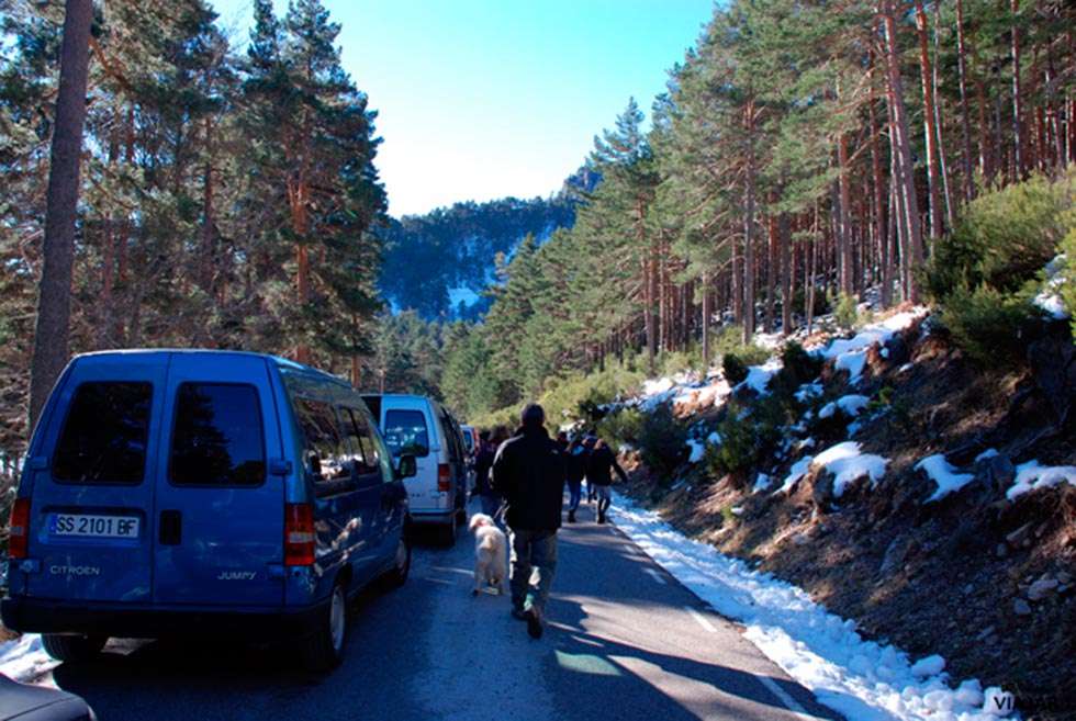 Cerrada la pista forestal que da acceso a la Laguna Negra Cerrada la pista forestal que da acceso a la Laguna Negra