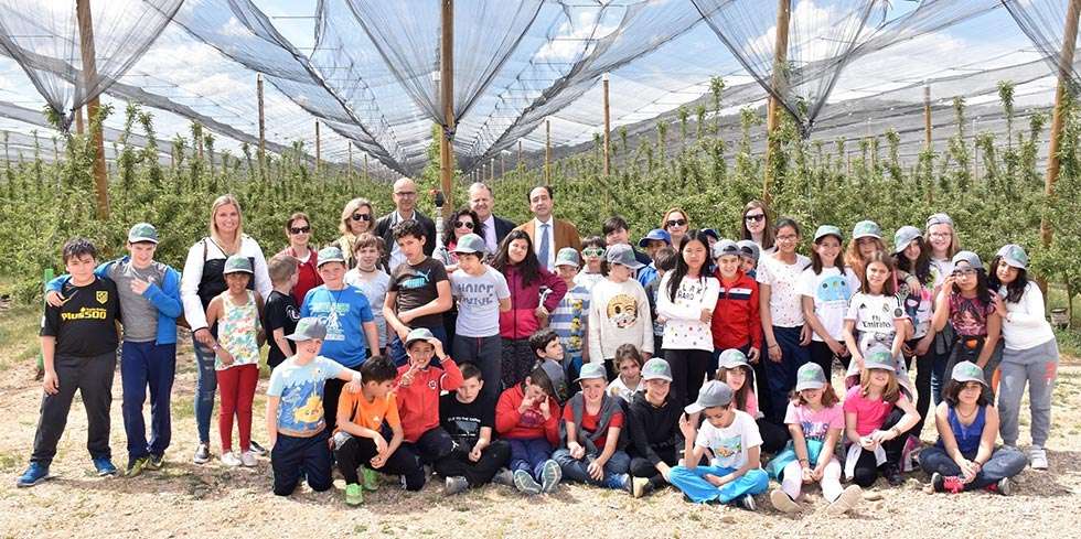 Mil doscientos escolares de la región visitan la finca de Nufri Mil doscientos escolares de la región visitan la finca de Nufri
