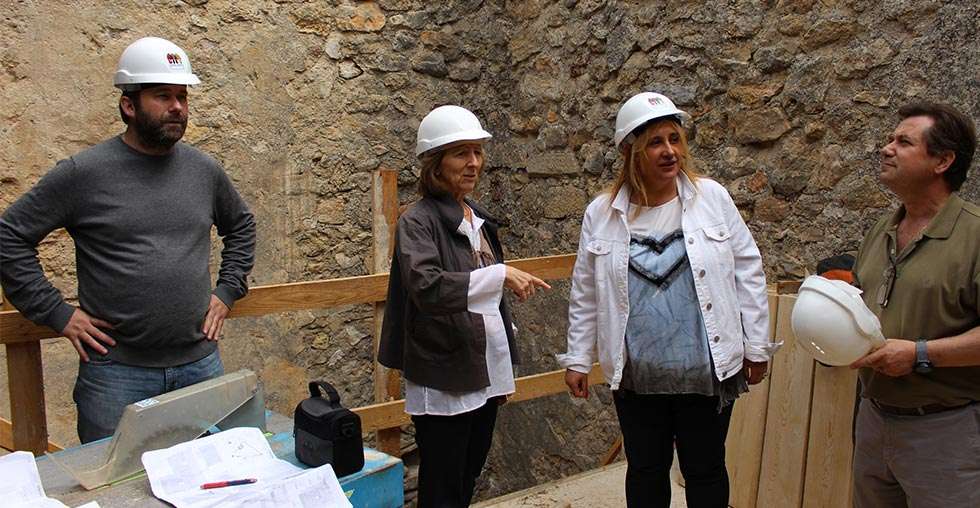 Las obras en las murallas de Calatañazor podrían acabar en julio Las obras en las murallas de Calatañazor podrían acabar en julio