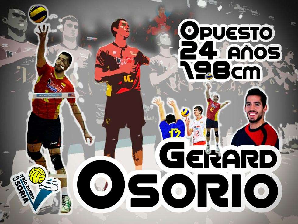 El internacional español Osorio suple al francés Winkelmuller en Río Duero El internacional español Osorio suple al francés Winkelmuller en Río Duero