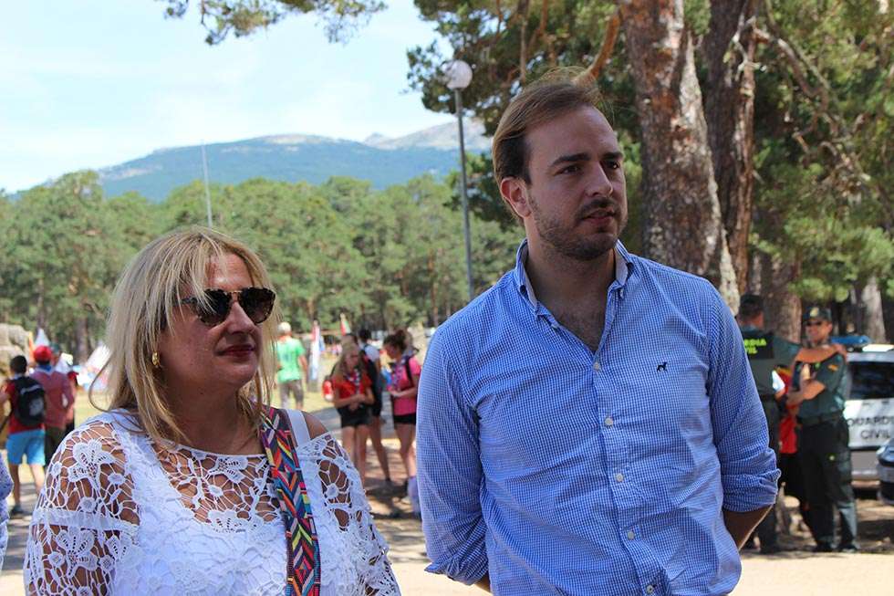 El director general del Instituto de la Juventud visita el campamento Jamscout 2017 El director general del Instituto de la Juventud visita el campamento Jamscout 2017