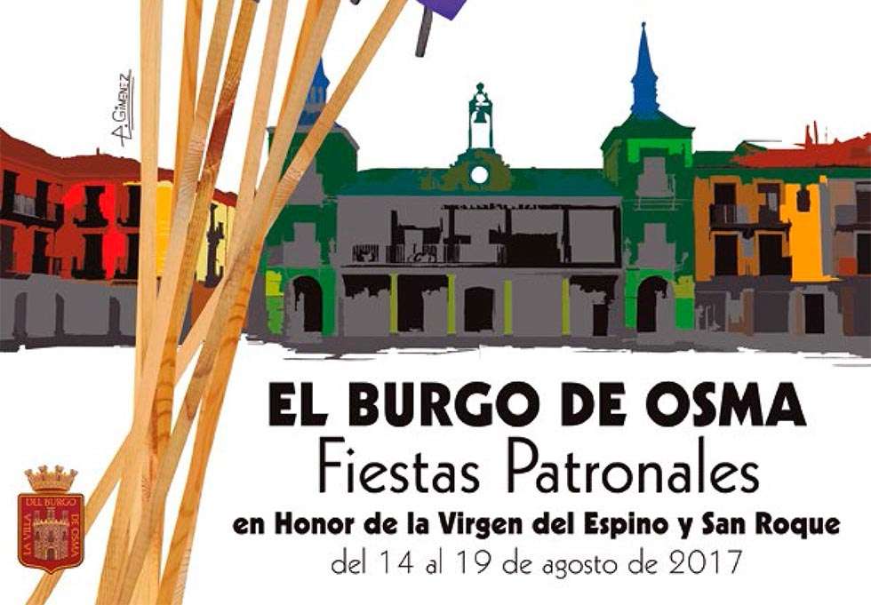 Programa de las fiestas de la Virgen del Espino y San Roque, en El Burgo de Osma Programa de las fiestas de la Virgen del Espino y San Roque, en El Burgo de Osma