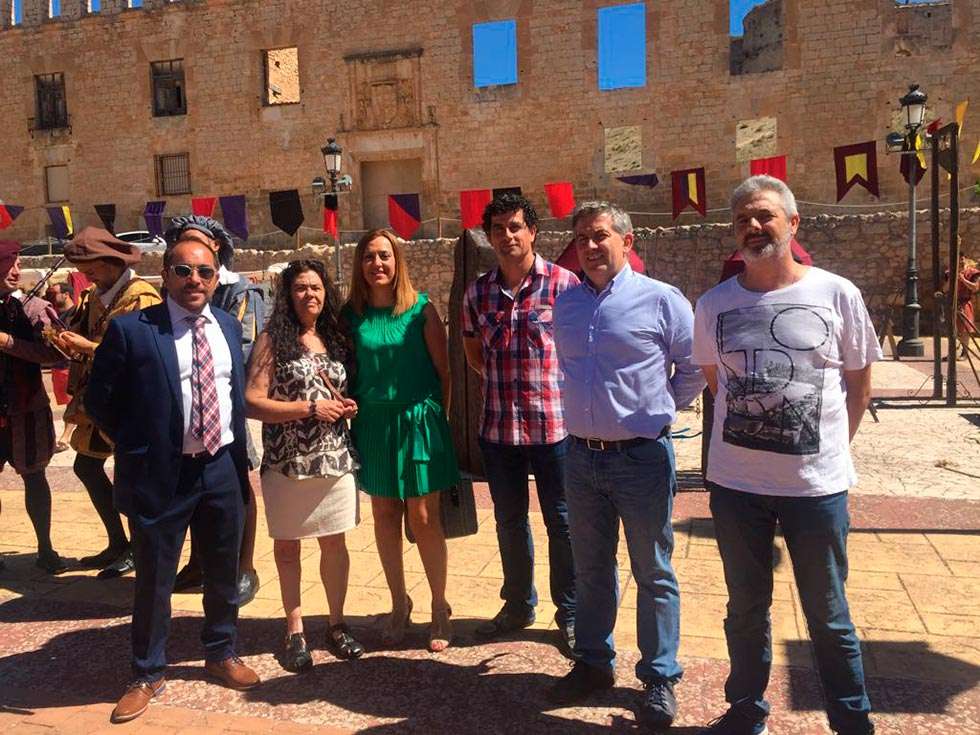 Rey inaugura el XVIII mercado medieval de Berlanga de Duero Rey inaugura el XVIII mercado medieval de Berlanga de Duero
