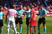 Pere Milla da tres puntos al Numancia frente al Almería Pere Milla da tres puntos al Numancia frente al Almería