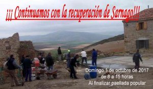 Nueva hacendera en Sárnago para seguir recuperando el pueblo Nueva hacendera en Sárnago para seguir recuperando el pueblo