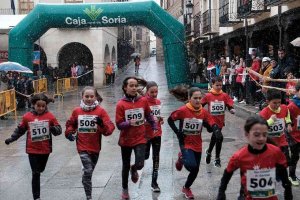 San Esteban corre bajo la nieve el día de Reyes San Esteban corre bajo la nieve el día de Reyes