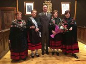 Las mujeres de El Burgo celebran la fiesta de Santa Águeda Las mujeres de El Burgo celebran la fiesta de Santa Águeda