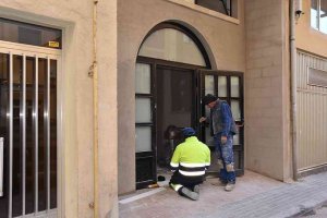 El local de la cuadrilla de la Cruz y San Pedro, con menos ruídos El local de la cuadrilla de la Cruz y San Pedro, con menos ruídos
