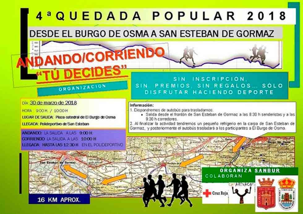 La IV Quedada popular será el 30 de marzo La IV Quedada popular será el 30 de marzo
