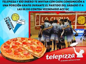 Pizza para incentivar la asistencia a encuentro Río Duero-ACE Gran Ganaria Pizza para incentivar la asistencia a encuentro Río Duero-ACE Gran Ganaria