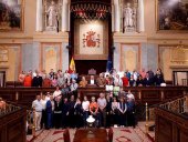 Vecinos de San Leonardo visitan el Congreso de los Diputados Vecinos de San Leonardo visitan el Congreso de los Diputados