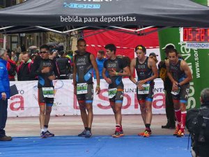 Todo preparado para el espectáculo del duatlón Todo preparado para el espectáculo del duatlón