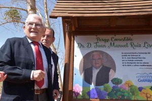 Golmayo dedica su bosque comestible al doctor Ruiz Liso Golmayo dedica su bosque comestible al doctor Ruiz Liso