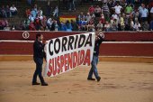 El temporal suspende la primera corrida de los Victorino en Soria El temporal suspende la primera corrida de los Victorino en Soria