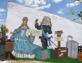 Un mural en Almarail para conmemorar 300º aniversario de la llegada de Felipe V Un mural en Almarail para conmemorar 300º aniversario de la llegada de Felipe V