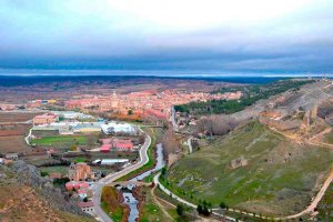 La Junta estabiliza un talud en pista ciclista en El Burgo de Osma La Junta estabiliza un talud en pista ciclista en El Burgo de Osma