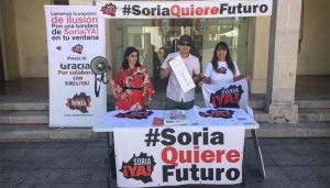 La Soria Ya prosigue con su campaña informativa La Soria Ya prosigue con su campaña informativa