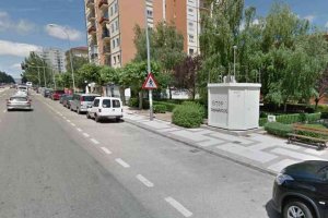 Accidente de un motorista en la avenida de Valladolid Accidente de un motorista en la avenida de Valladolid
