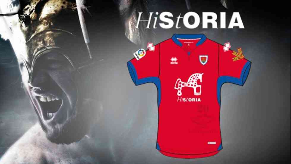 El Numancia estrena el caballo de Soria en su camiseta El Numancia estrena el caballo de Soria en su camiseta
