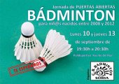 Jornada de puertas abiertas en el Club Bádmintón Soria Jornada de puertas abiertas en el Club Bádmintón Soria