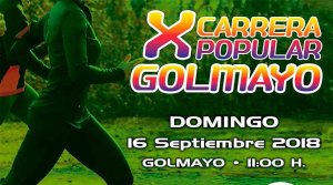La X Carrera popular de Golmayo será el 16 de septiembre La X Carrera popular de Golmayo será el 16 de septiembre