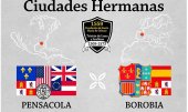 Borobia recibe a una delegación de Pensacola Borobia recibe a una delegación de Pensacola