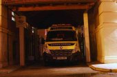 Herido un conductor en accidente en rotonda de Caballo Blanco Herido un conductor en accidente en rotonda de Caballo Blanco