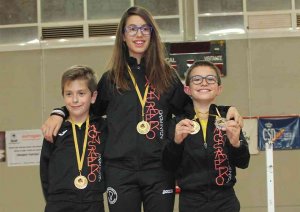Pleno de victorias en sub-11 en Alfajarín de Valonsadero Bádminton Pleno de victorias en sub-11 en Alfajarín de Valonsadero Bádminton