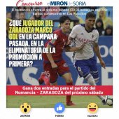 Gana dos entradas para ver el Numancia-Zaragoza Gana dos entradas para ver el Numancia-Zaragoza