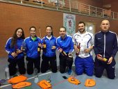 Doce medallas del bádminton soriano en León Doce medallas del bádminton soriano en León