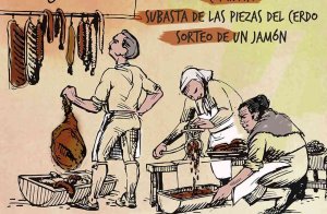 La matanza del cerdo, también en Garray La matanza del cerdo, también en Garray