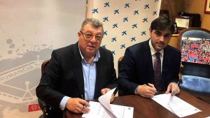 La Caixa renueva su apoyo a la cantera numantina La Caixa renueva su apoyo a la cantera numantina