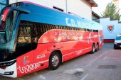 El Numancia estrena diseño en la carrocería de autobús El Numancia estrena diseño en la carrocería de autobús