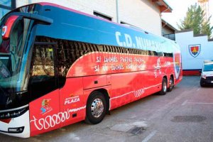 El Numancia estrena diseño en la carrocería de autobús El Numancia estrena diseño en la carrocería de autobús