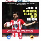 Gana dos entradas para ver el Numancia-Lugo Gana dos entradas para ver el Numancia-Lugo