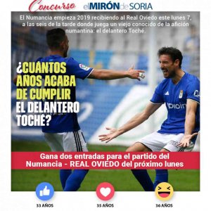 Gana dos entradas para ver el Numancia-Real Oviedo Gana dos entradas para ver el Numancia-Real Oviedo