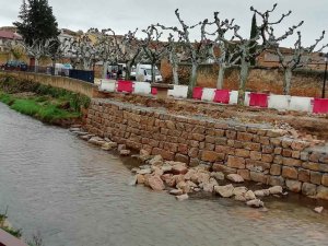 Las actuaciones de emergencia en Huerta avanzan a buen ritmo Las actuaciones de emergencia en Huerta avanzan a buen ritmo