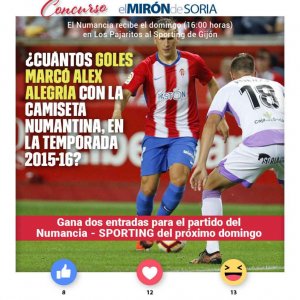 Gana dos entradas para ver el Numancia-Sporting Gana dos entradas para ver el Numancia-Sporting