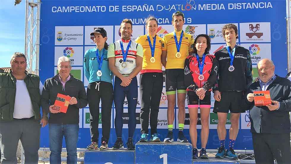 Alberdi y Rodríguez, campeones de Duatlón MD en Numancia Alberdi y Rodríguez, campeones de Duatlón MD en Numancia